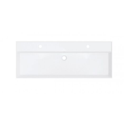 Lavabo SPRING RISE RIHO 100x46x12 cm 2 trous en céramique