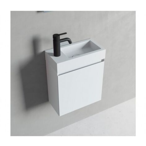 Lavabo SPRING VOW RIHO 40x20x8 cm en composite de marbre