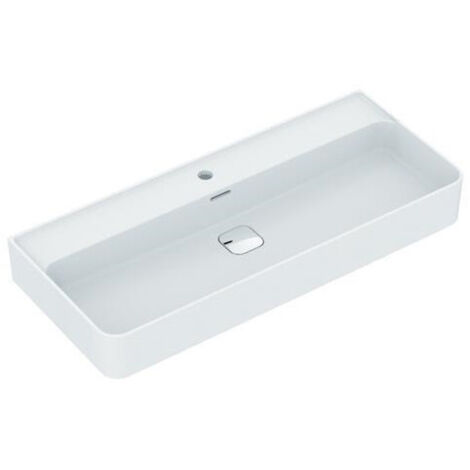 Lavabo STRADA II 1 trou robinetterie 1000 x 430 x 170 mm blanc IDEAL STANDARD