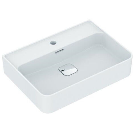 Lavabo STRADA II 1 trou robinetterie 600 x 430 x 170 mm blanc IDEAL STANDARD