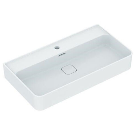 Lavabo STRADA II 1 trou robinetterie 800 x 430 x 170 mm blanc IDEAL STANDARD