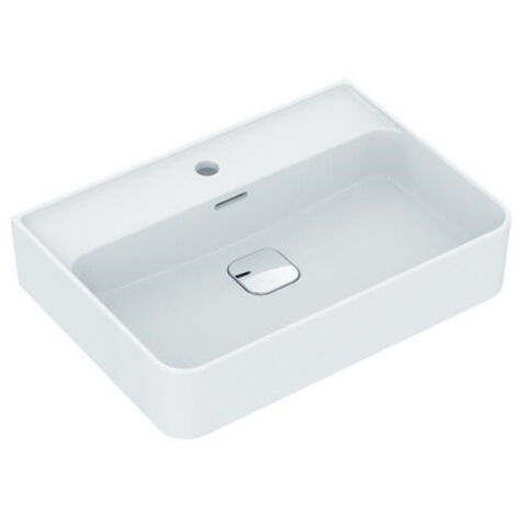 Lavabo STRADA II 1 trou robinetterie, dessous sablé 600 x 430 x 170 mm blanc IDEAL STANDARD