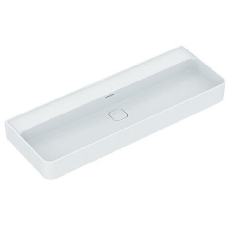 Lavabo STRADA II sans trou pour robinetterie 1200 x 430 x 170 mm blanc IDEAL STANDARD