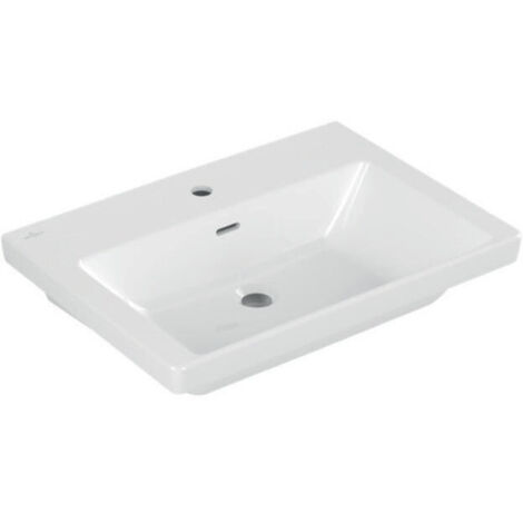 Lavabo Subway 3.0 de Villeroy &amp Boch, rectangular, 1 agujero