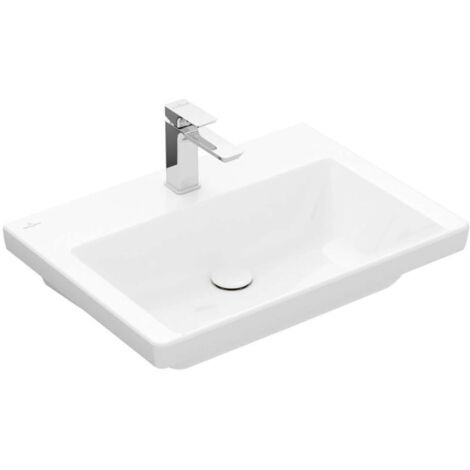 Lavabo Subway 3.0 de Villeroy &amp Boch, rectangular, 1 agujero
