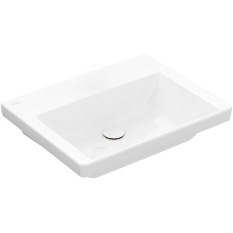 Lavabo Subway 3.0 de Villeroy &amp Boch, rectangular, sin