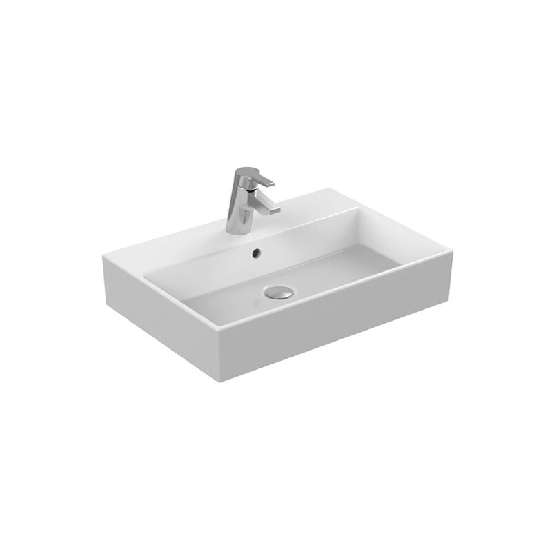 

Lavabo superior Strada 500mm, con banco grifo K0816, color: Blanco con Ideal Plus - K0816MA - Ideal Standard