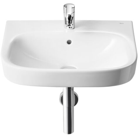 Lavabo suspendu Debba 600x480 mm, Blanc avec jeu de fixations