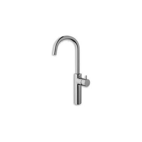 LAVABO TRIVERDE BEC HAUT 384 mm CHROME + Vidage Up&Down - CRISTINA ONDYNA TV22951