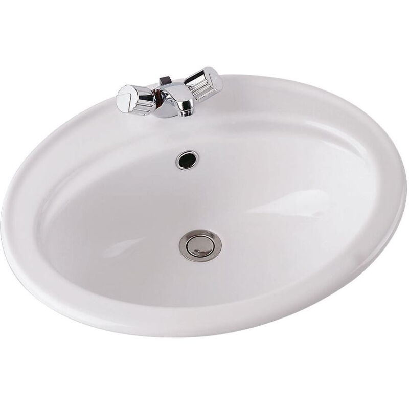 Porcher - Lavabo Ulysse 56 x 46 cm, bianco lucido (P144801)