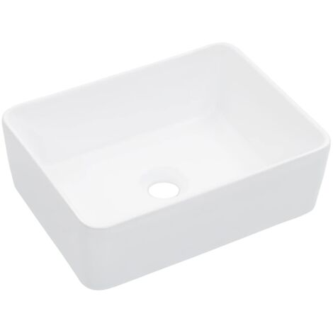 Lavabo-Vasque 40x30x13 cm Céramique Blanc 553854