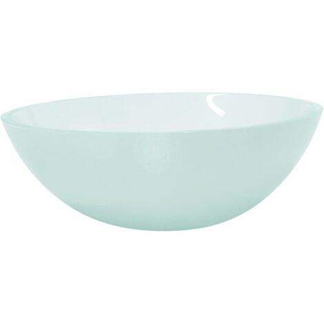 Lavabo vasque à poser Luxueux, Verre Bac à laver, 50x37x14 cm Dépoli OIB5709E