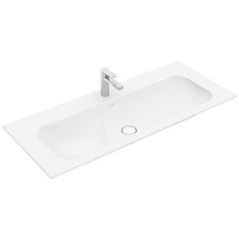 Lavabo V&B FINION sans trop-plein 1200x500mm blanc C+