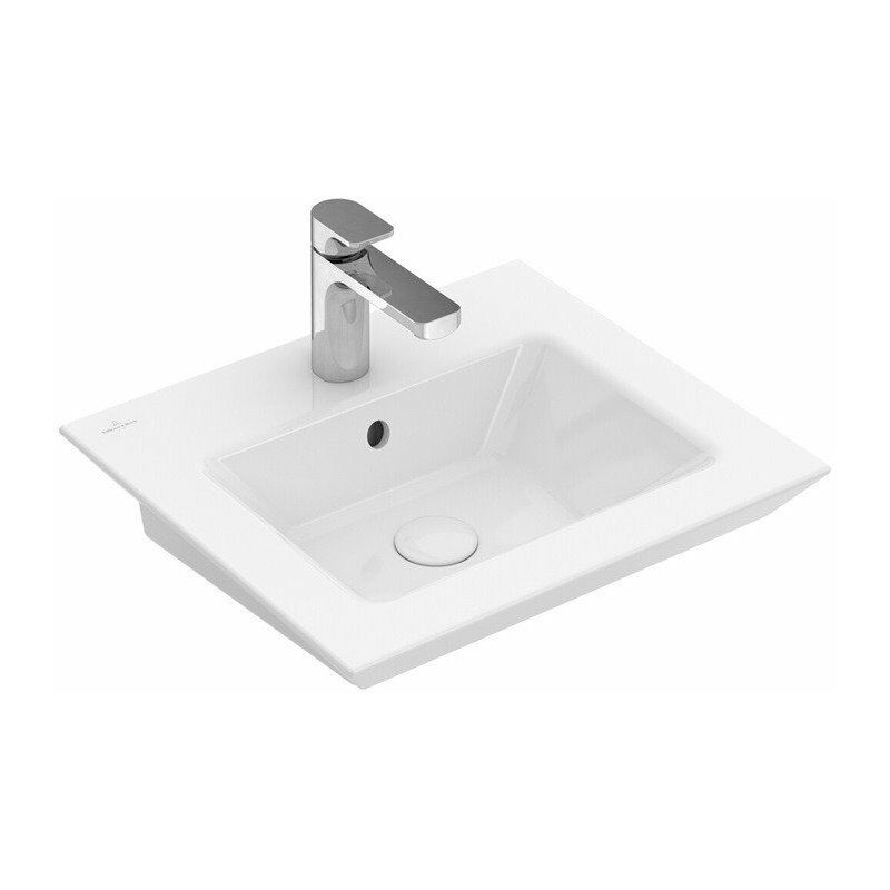 

Legato, Lavamanos, 500 x 440 mm, Rectangular, Para grifería de 1 orificio, orificio para grifería perforado, sin rebosadero, Los modelos sin