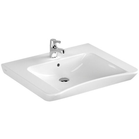 Lavabo VitrA S20 650x560 / 520mm HL mttg avec trou Ü blanc