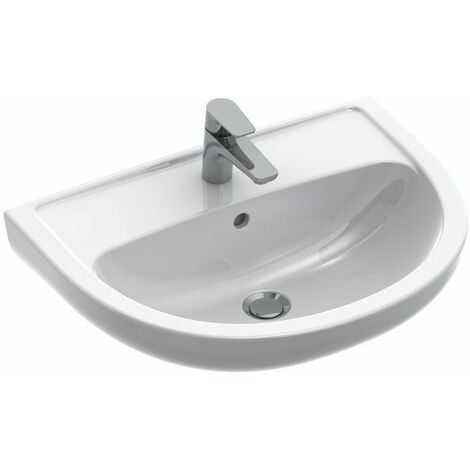 Lavabo VOLTA Plus - Dimensions : 55 x 43.5 x 18 cm - Couleur: BLANC