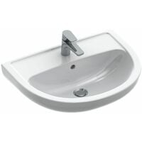 Lavabo VOLTA Plus - Dimensions : 55 x 43.5 x 18 cm - Couleur: BLANC