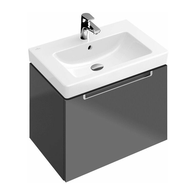 

Lavabos Classic, 650 x 470 mm, Rectangular, para grifería de 3 orificios, orificio central para grifería perforado, sin rebosadero, Porcelánico