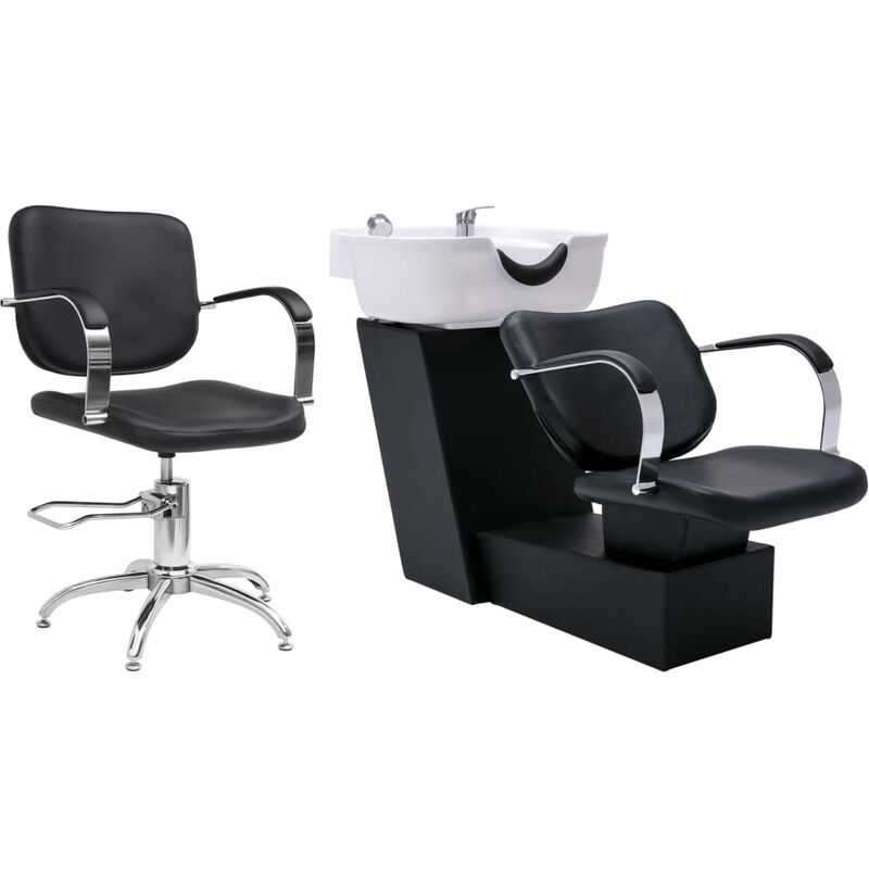 

Lavacabezas y sillón de peluquería de piel sintética