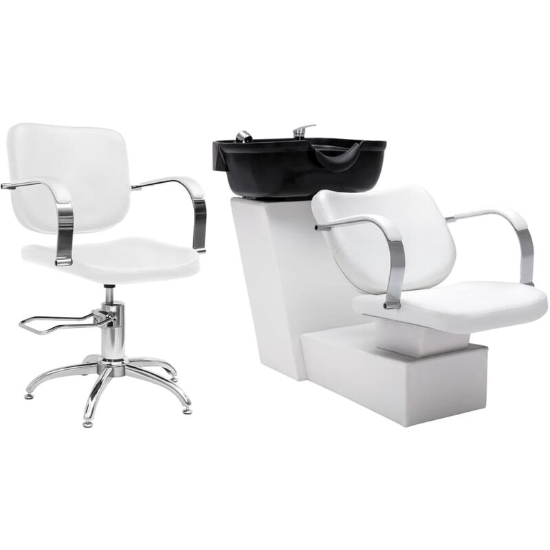 

Lavacabezas y sillón de peluquería piel sintética