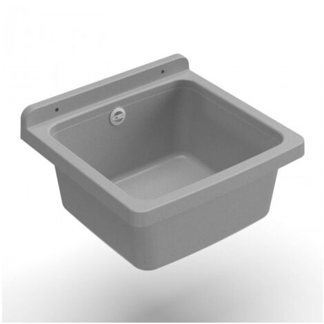 BRICOSHOP24 Lavadero en resina mini cemento - Mongardi