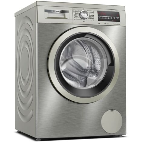 Lavadora BOSCH WUU28T8XES de 8Kg Clase A y 1400Rpm   Acero Inox,