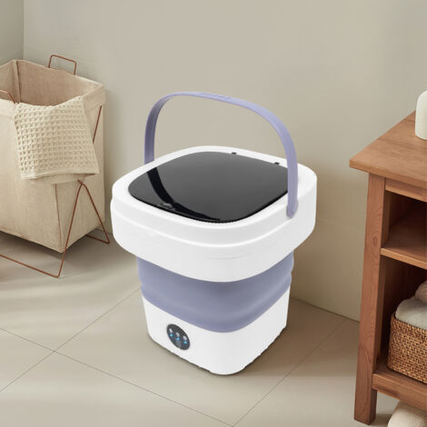 Lavadora mini 12L, lavadora de viaje, lavadora automática plegable para camping portátil