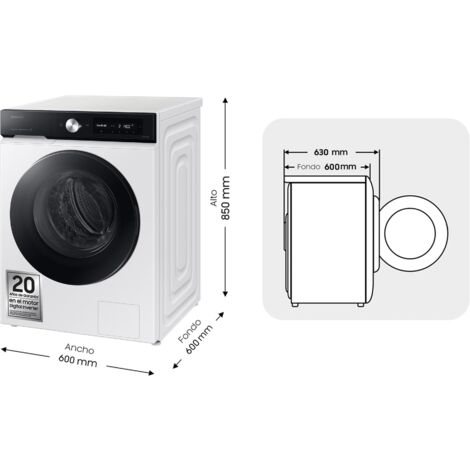 LAVADORA SAMSUNG WW90DB7U94GEU3 9KG 1400RPM A AUTO