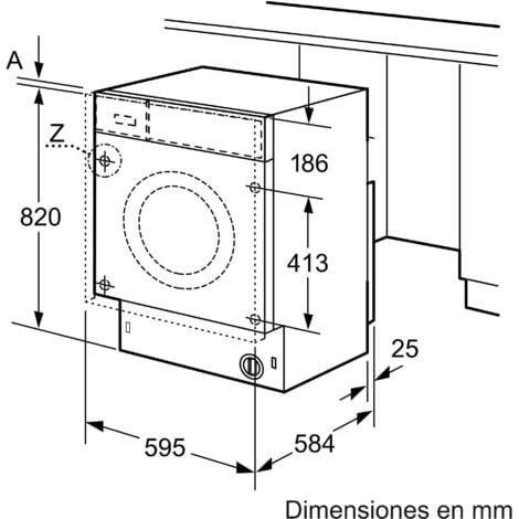 OTROS LAVADORA SECADORA INTEGRABLE BOSCH WKD24362ES