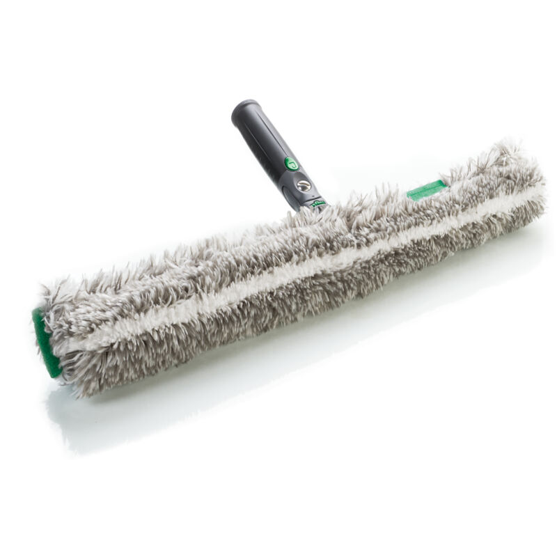 Lavadora Unger ErgoTec Ninja (ancho 35 cm, completa con funda + soporte de aluminio, fibras extralargas con fibras de fregado, función de ángulo,