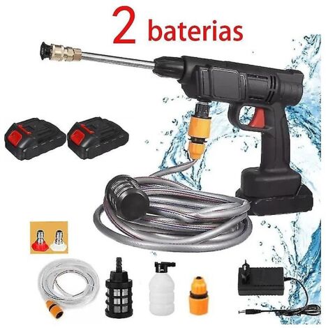 Lavage auto sans fil à haute pression, appareil de lavage auto rechargeable pour usage domestique, eau haute pression, machine de lavage auto rechargeable.