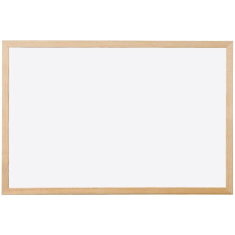 Lavagna bianca q-connect melamina  cornice in legno  60x40 cm