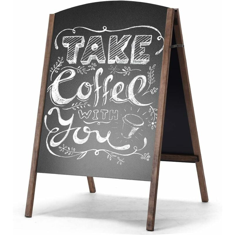 GOPLUS Lavagna Cavalletto da Terra Pieghevole di