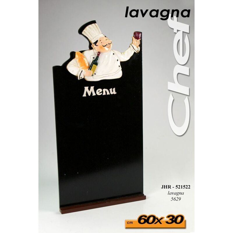Image of Lavagna legno da muro CM.60X30 t. menu'