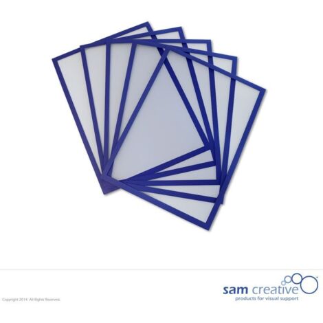 Lavagna magnetica a finestra A4 blu set 5 pezzi