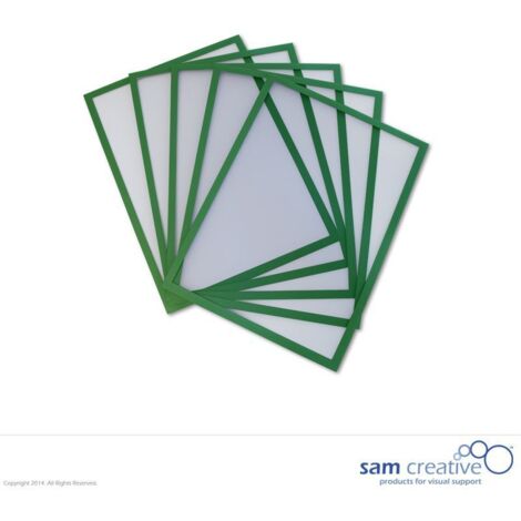Lavagna magnetica a finestra A4 verde set 5 pezzi