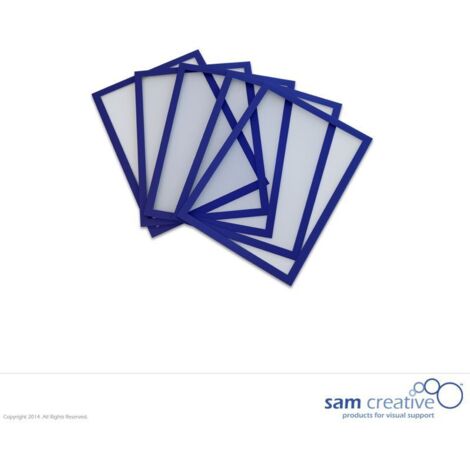 Lavagna magnetica a finestra A5 blu set 5 pezzi