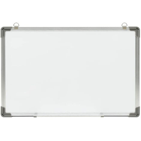 Lavagna Magnetica Bianca 60x45 in Alluminio Pennarelli Cancellabili e Magneti