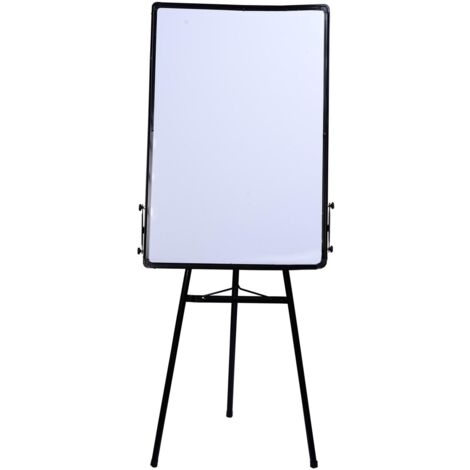TecTake Lavagna flipchart a ufficio whiteboard magnetico bianca regolabile in altezza 65x95 cm 12