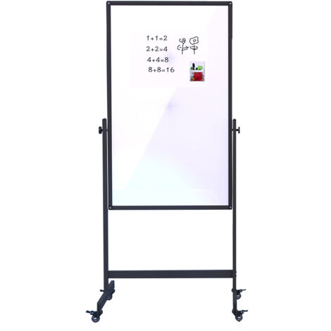 Lavagna mobile - Bifacciale - 66x110 cm - Cornice nera