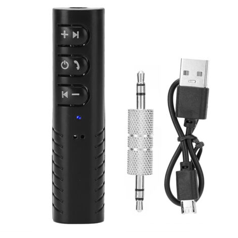 Lavalier Bluetooth 4.1 Audioempfänger 3,5-mm-AUX-Stereo-Musik-Freisprecheinrichtung Autoadapter