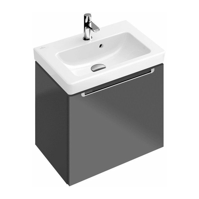 

Villeroy&boch - Lavamanos, 450 x 370 mm, Rectangular, para grifería de 1 orificio, orificio para grifo perforado, con rebosadero, Sanitarios In Star