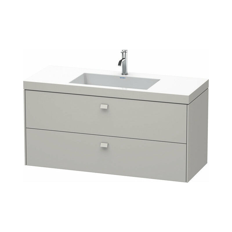

Duravit Ag - Lavamanos Duravit Brioso de 120,0x48,0 cm, 2 cajones, incl. hueco para sifón y delantal, sin rebosadero, con banco con agujero para