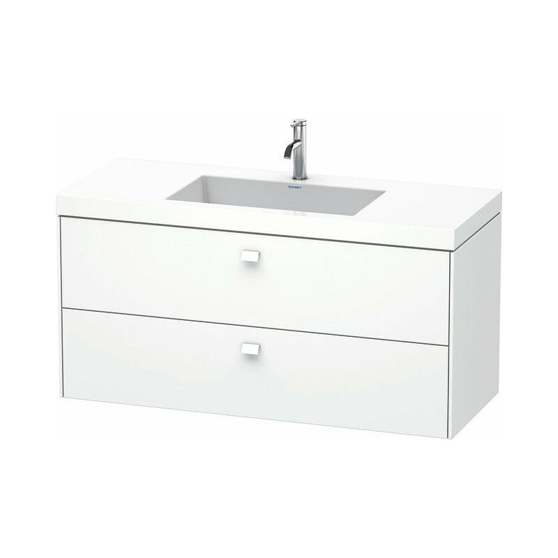 

Duravit Ag - Lavamanos Duravit Brioso de 120,0x48,0 cm, 2 cajones, incl. hueco para sifón y delantal, sin rebosadero, con banco con agujero para