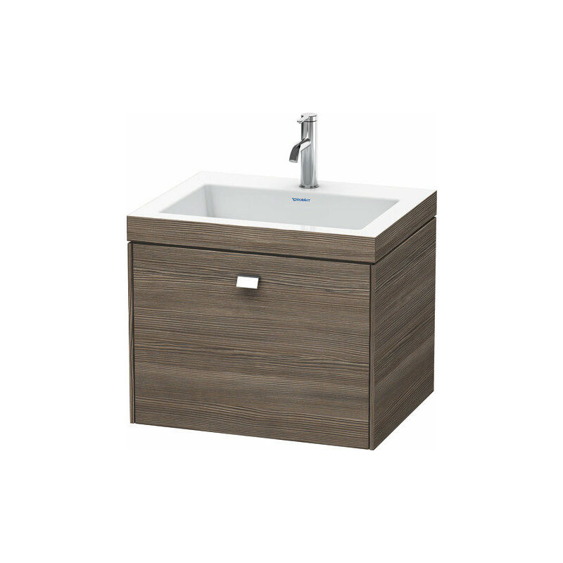 

Lavamanos Duravit Brioso de 60,0x48,0 cm, 1 cajón, sin rebosadero, con banco para grifos, 1 agujero para grifos, Color (frente/cuerpo): Decoración
