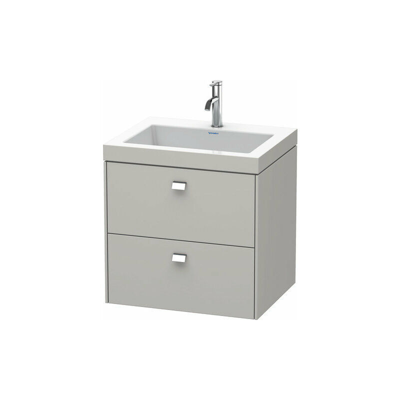 

Lavamanos Duravit Brioso de 60,0x48,0 cm, 2 cajones, incl. hueco para sifón y delantal, sin rebosadero, con banco con agujero para grifo, 1 agujero
