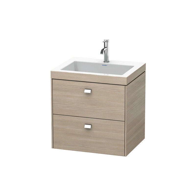 

Lavamanos Duravit Brioso de 60,0x48,0 cm, 2 cajones, incl. hueco para sifón y delantal, sin rebosadero, con banco con agujero para grifo, 1 agujero