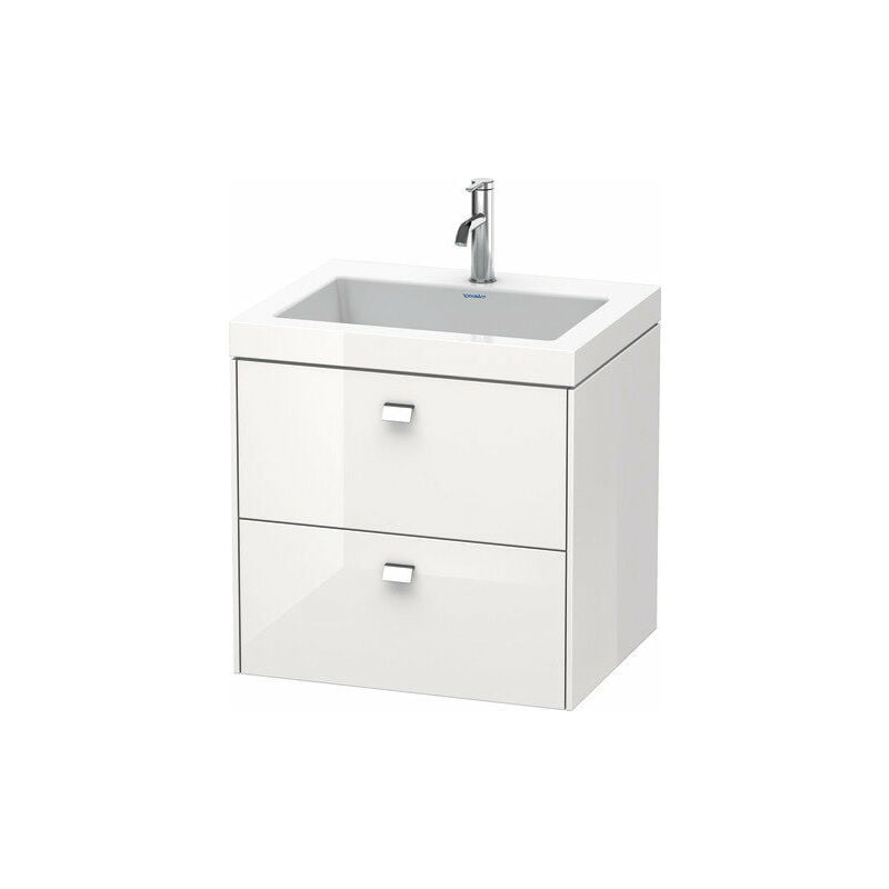 

Lavamanos Duravit Brioso de 60,0x48,0 cm, 2 cajones, incl. hueco para sifón y delantal, sin rebosadero, con banco con agujero para grifo, 1 agujero