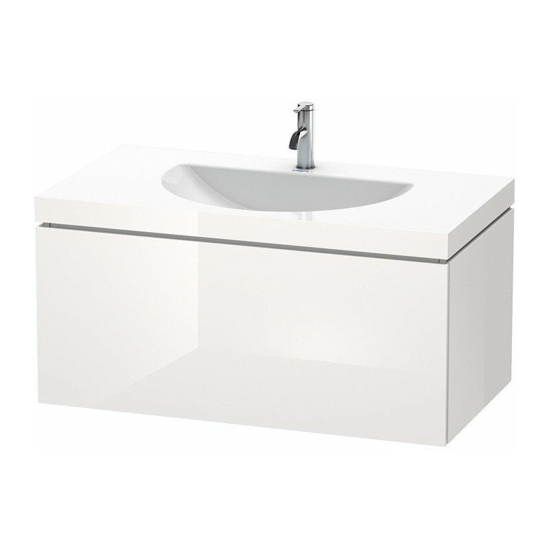 

Duravit mueble lavabo DARLING NEW 800x540mm sin rebosadero 1 orificio para grifería blanco brillo falta
