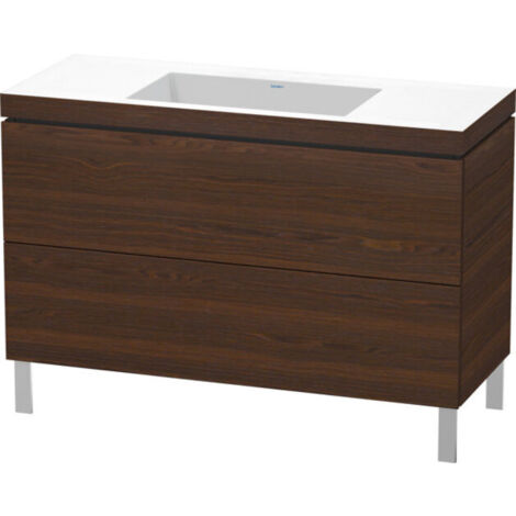 Lavamanos Duravit L-Cube con base de pie, 120x48 cm, 2